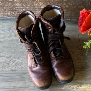 UGG Dark Brown Leather Boots